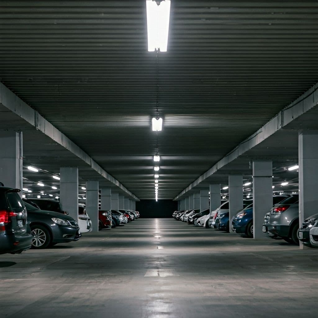 Estacionamento coberto